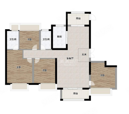 宝龙世家4室2厅2卫140㎡南北113万