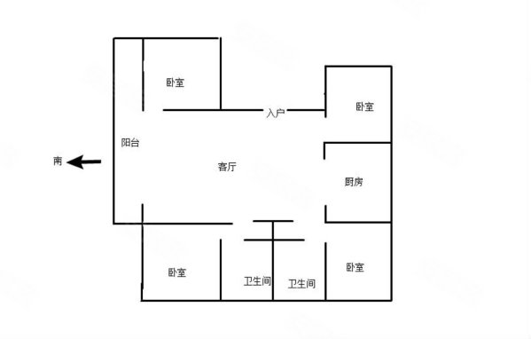 虞澜别院4室2厅2卫130.26㎡南北119万