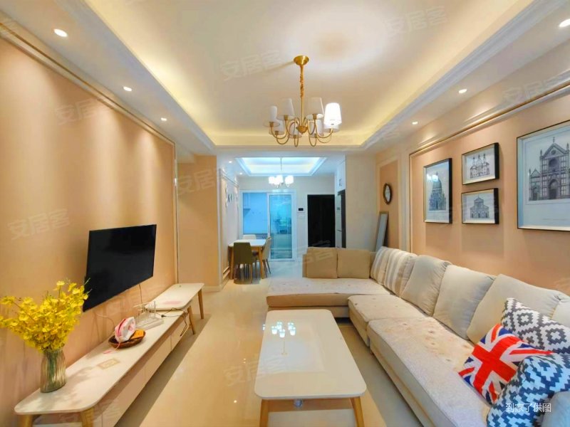 华汇天地套三单卫带阳台精装修随时看房