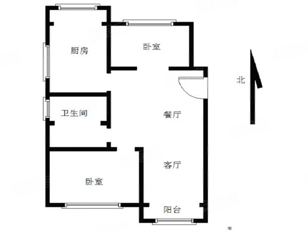 室內圖片環境圖片南北整租合同範本2100元/月2室1廳80平方米合同