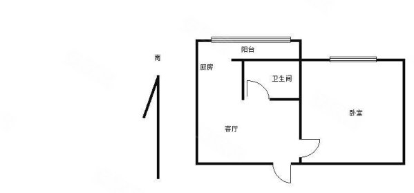 一汽28B街区1室1厅1卫42.7㎡南北25万