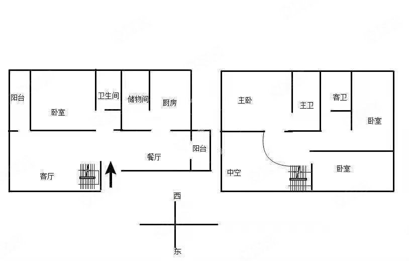 零柒家园4室2厅2卫200㎡南北99万