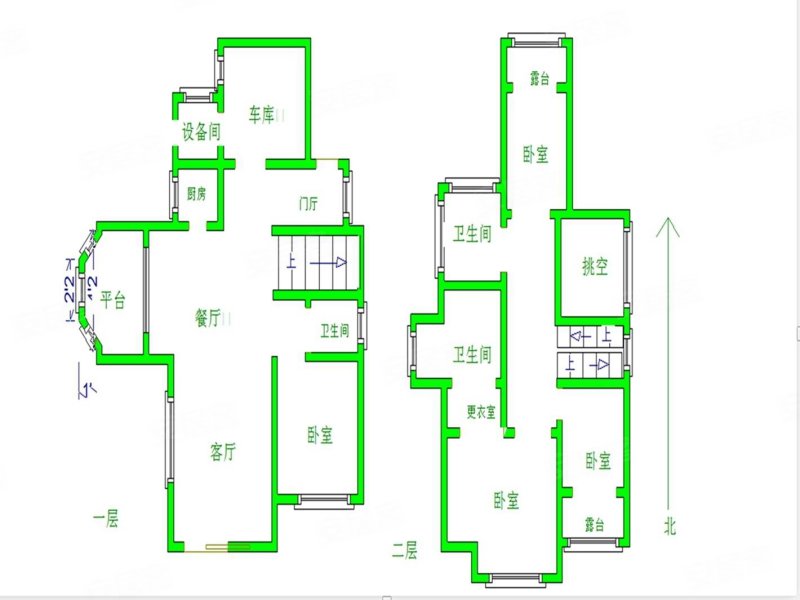 红屿别墅小区4室2厅3卫260㎡南北390万