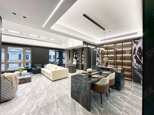 蠡湖香樟园,豪装法式洋房四房,挑高客厅,现代轻奢风出租房源真实图片