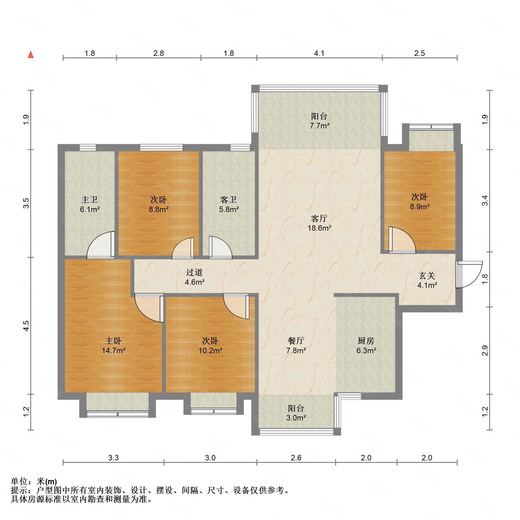 毛坯联发君悦乾景东环大道现房马上入住8中东小