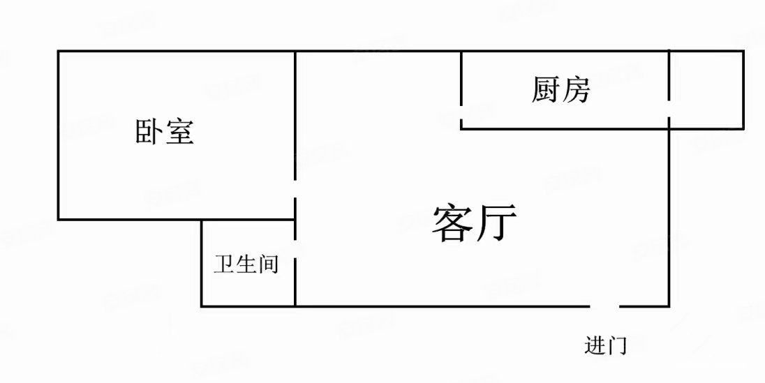 可贷款 首付低,北岸新城二手房,18万,2室1厅,1卫,64平米-七台河安居客