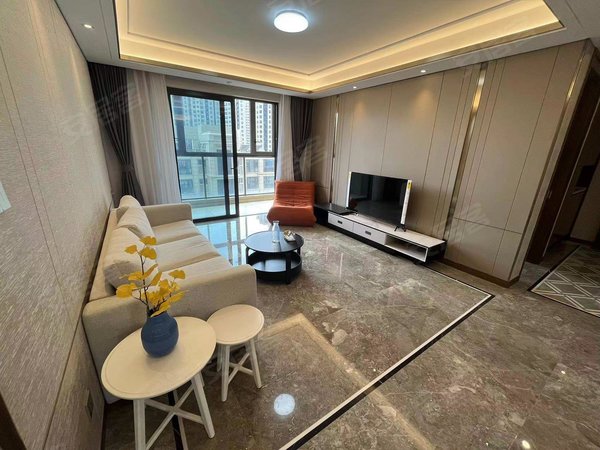 宁波鄞州中河一品滨江湾(东区)真的免中介押一付一宁波湾豪装首出租