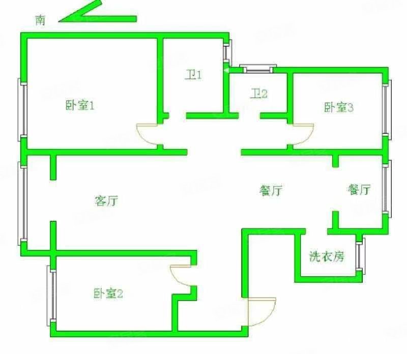 容县公园华府户型图图片