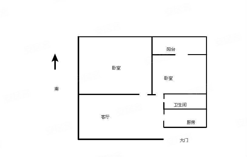 万振城市广场2室2厅1卫93.28㎡南118万