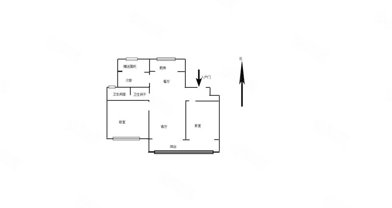 紫麟府(邹城)3室2厅1卫108㎡南56万