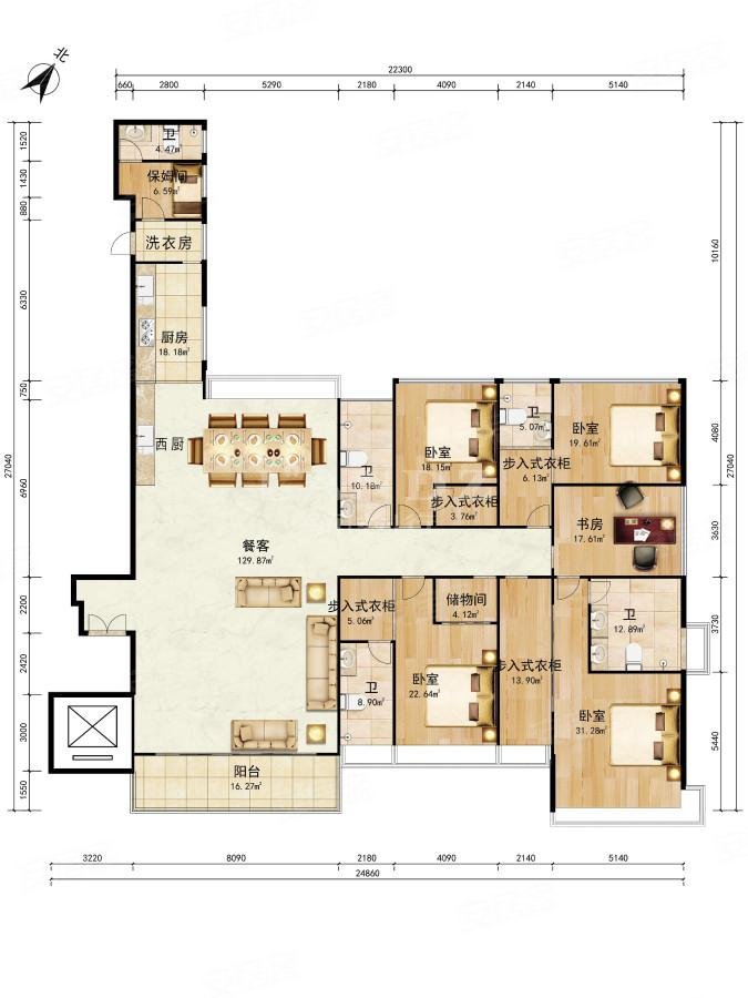 深圳湾半岛城邦三期  面积  全新房
