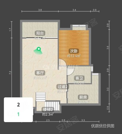 融创紫枫郡4室2厅2卫124.53㎡南185万