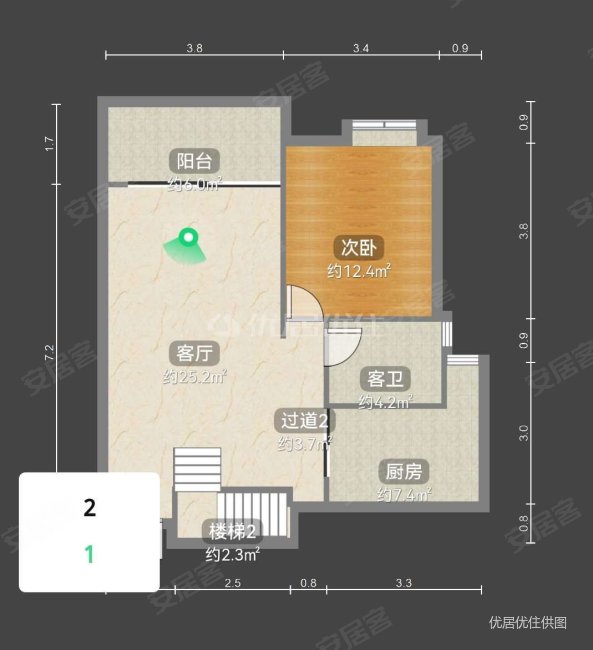 融创紫枫郡4室2厅2卫124.53㎡南185万