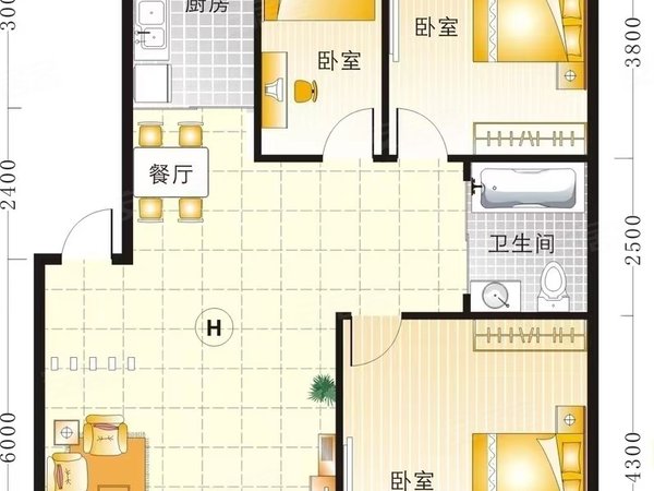 【多图】奥达文景观园,北客站租房,文景山地铁口 西安北站 红会医院
