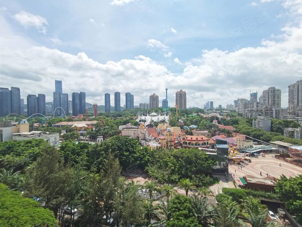 深圳南山华侨城美加广场(房东值租,实地拍摄)科技园地铁站楼上,朝南