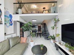 成都温江温江城区花沐里LOFT套一 河景房 安静 视野好 可月付出租房源真实图片
