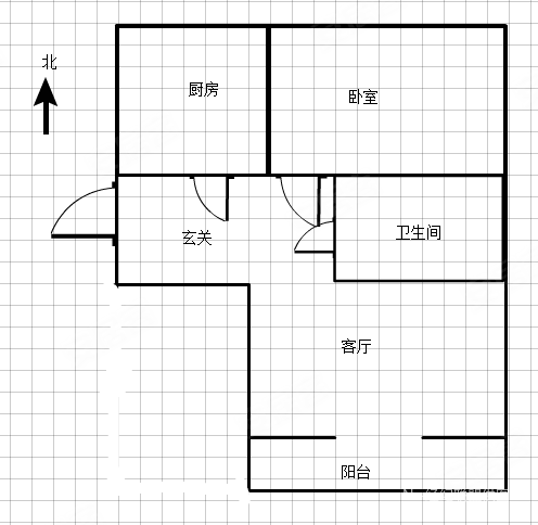 金秋乐园1室1厅1卫64.3㎡南48万