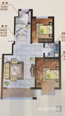 华阳锦绣家园2室1厅1卫96.95㎡南北41.8万