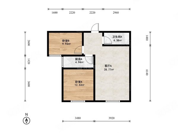 北京通州八通轻轨沿线京铁潞园(紧挨八里桥城铁)京铁潞园,两居室,带