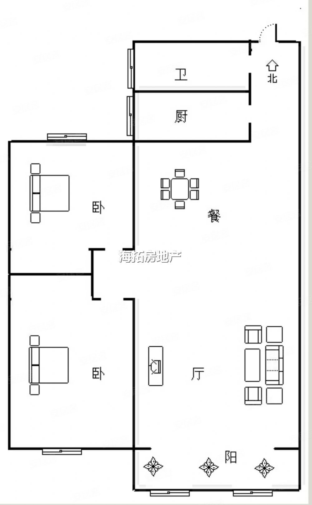 有钥匙鹊华天禧单价仅155002室2厅品质小区
