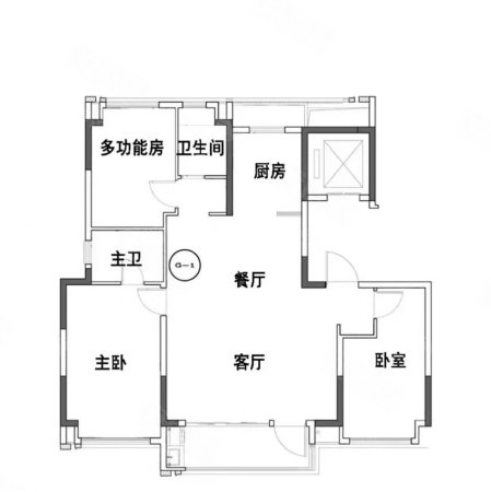 诚公馆2室2厅2卫154.49㎡南北635万