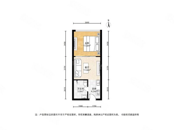 温泉公园 六一北路 东南花园 厅卧分离带阳台 便宜出租,晋安租房-福州