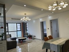 建湖哥伦布广场建湖东方广场泽园未来城 出租2300一个月 东边户 三室两厅一卫出租房源真实图片