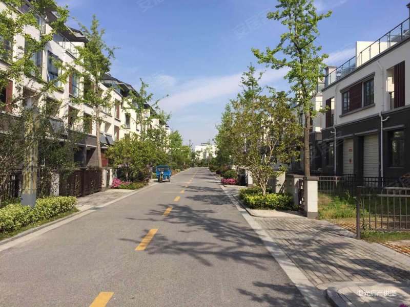 水月三期下叠别墅,南进门南花园,一楼带老人房,满二税低,水月周庄二手