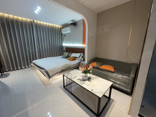 金华东阳东阳江北湖田小区湖田 西范 山口  附近 押一付一豪华装修 智能投影房带电梯出租房源真实图片