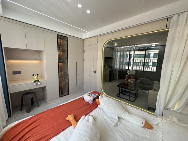 金华东阳东阳市中心五马塘村五马塘夜市 in88边上 天空之城 全屋智能一室一厅押一付一出租房源真实图片