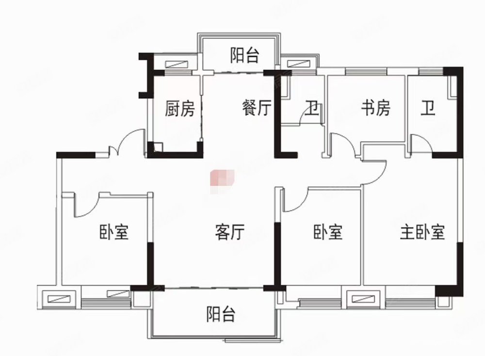碧桂园天悦府洋房四室两厅两卫,交付装修,带100多平大平台