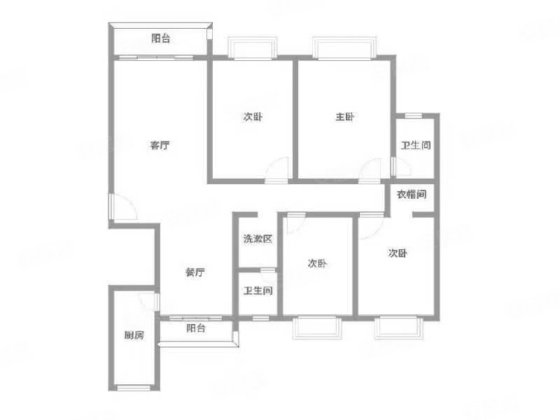 凤鸣兰台府4室2厅2卫145㎡南北120万