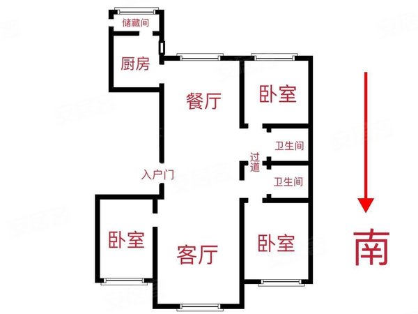 包头昆都仑团结大街新城村新上新城村25楼房源采光好，南北通透，业主诚意出出租房源真实图片