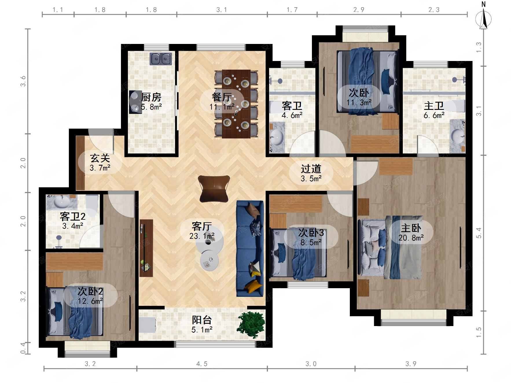 电梯洋房 成熟小区 近地铁 板楼 南北通透 中间楼层,正荣府二手房,270