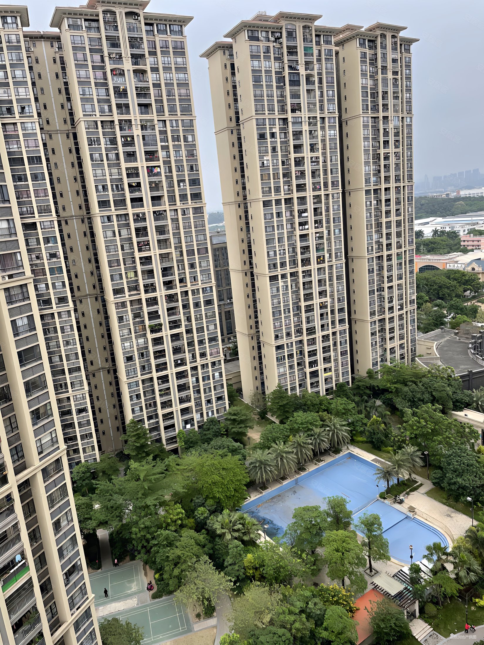 业主急卖柏悦华府双阳台电梯高层视野好