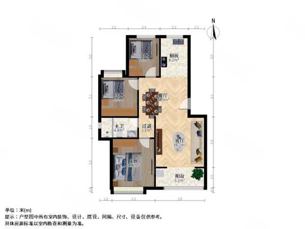 新城盛景e区8619平378w3室2厅1卫