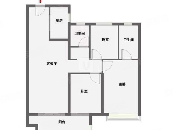 商丘梁园火车南站观澜壹号日月湖旁 观澜壹号 精装三室拎包入住 好楼层采光好随时看房出租房源真实图片
