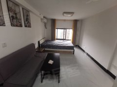 南宁西乡塘石埠复式一房一厅配齐出租  100米地铁口 押付可谈出租房源真实图片