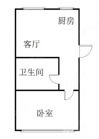 盛业壹号1室1厅1卫72㎡西49万