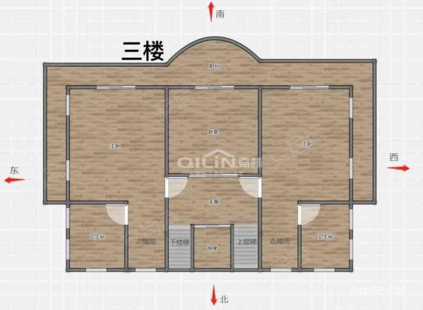 凤凰山铂郡7室2厅5卫778㎡南北2300万