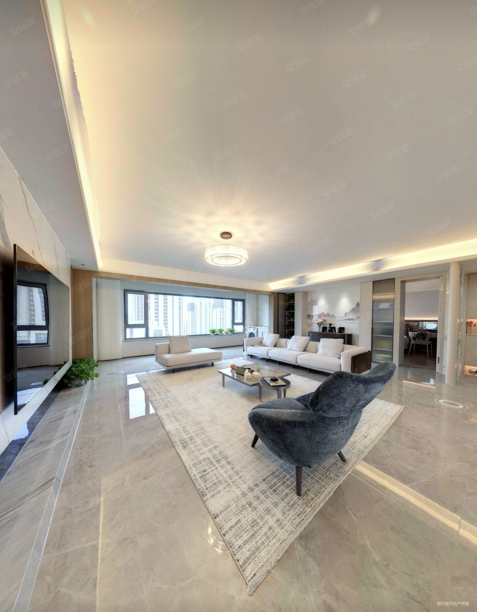 天鹅湖moma三期4室2厅2卫196.3㎡南北830万