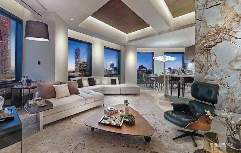 海外留学必看)370平复式仅1套)高层现房国贸精装大平层,梵悦108二手房