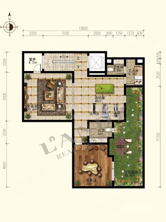 富力十号(别墅)4室3厅5卫482.68㎡南北6700万