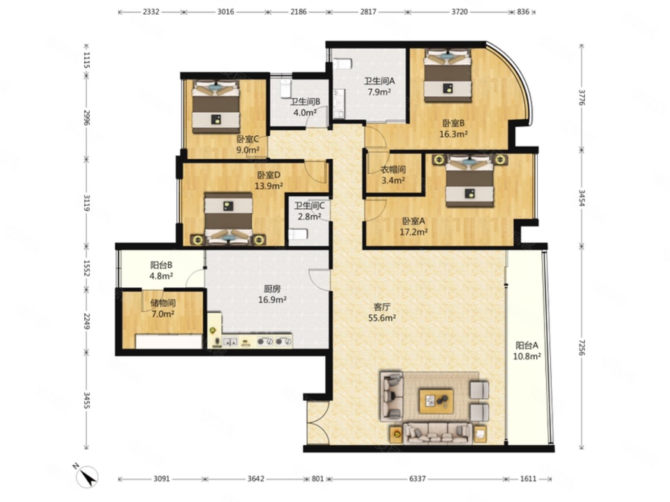 武汉天地御江苑南北通透低总价诚心出售