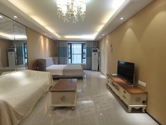 东莞莞城八达路次新小区 车位充足恒大华府1房1厅 拎包入住 通风好 电梯房出租房源真实图片