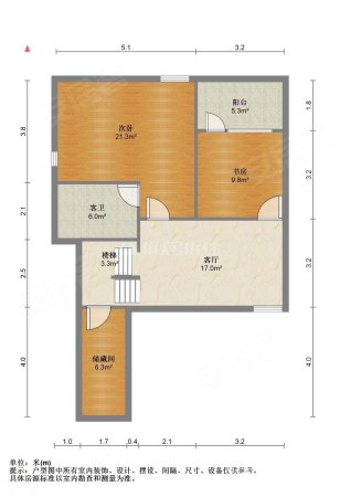 庆峰花园(别墅)5室2厅3卫270㎡南北1350万