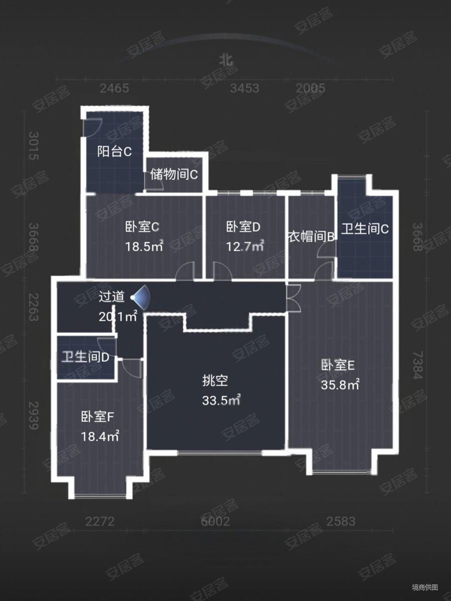 紫薇永和坊5室2厅4卫353.79㎡南北1020万