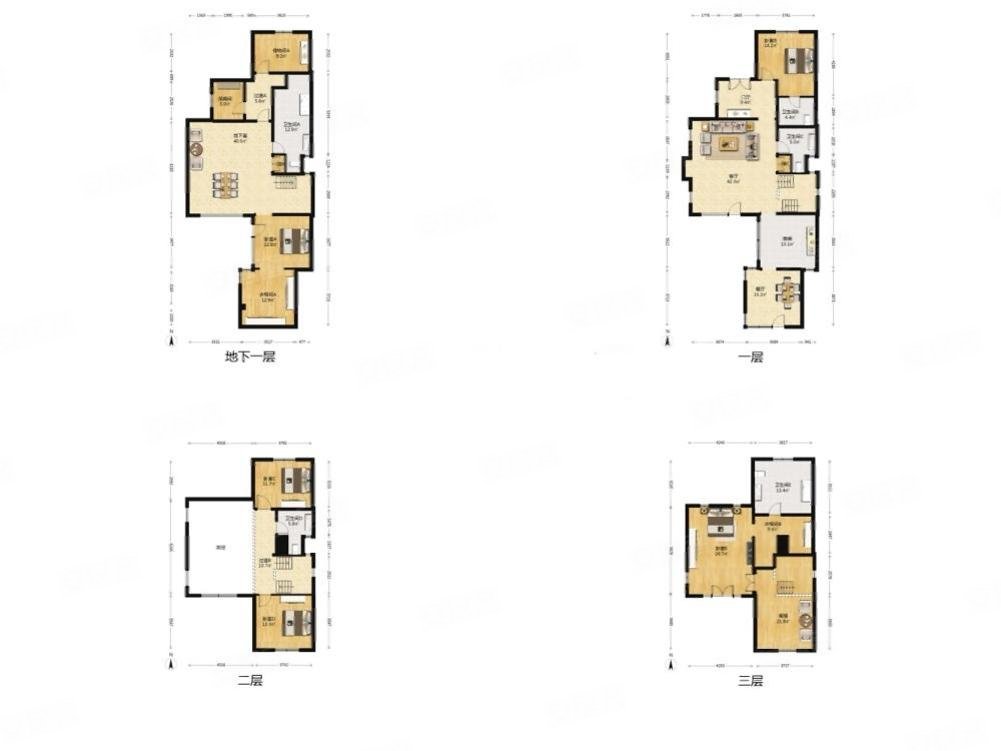 龙湾别墅 4室 好户型就在这里 可以看房,龙湾别墅二手房,2098万,4室2