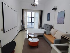 安阳文峰万达广场碧桂园天汇精装公寓，家具家电配置齐全，租期灵活，可押一付一出租房源真实图片