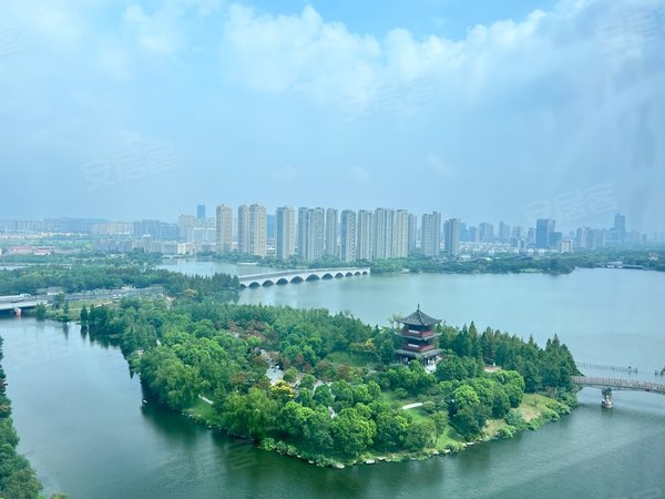 绍兴柯桥华舍金地自在城商业二期金地公寓 精装配套齐全 湖景绝绝子